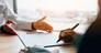 Dealer sales advice to the customer and guide to sign the contract.
