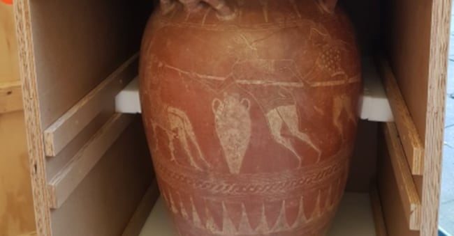 Pithos etrusco - VII sec. Getty Museum