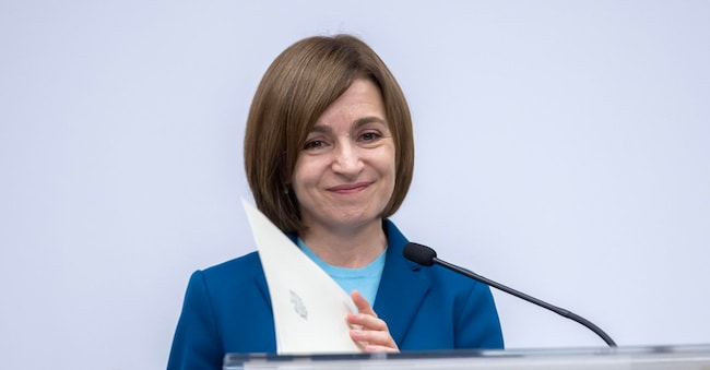 Maia Sandu. EPA/DUMITRU DORU