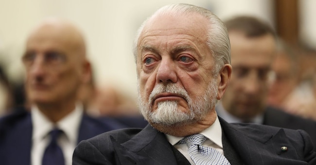 AURELIO DE LAURENTIIS  IMPRENDITORE AURELIO DE LAURENTIIS INDAGATO PER FALSO IN BILANCIO PER IL TRASFERIMENTO DI MANOLAS - FOTO ARCHIVIO
