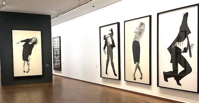 Robert Longo - dalla serie Men in the Cities.1979-1982. (©Flavia Foradini)