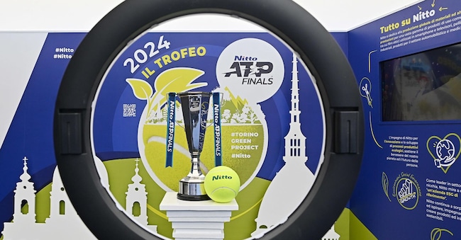 Inauguration of the Fan Village on the occasion of the Nitto ATP Finals 2024 at Piazza d'Armi in Turin, 9 november 2024 ANSA/ ALESSANDRO DI MARCO