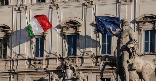 Veduta esterna del Palazzo della Consulta, sede della Corte Costituzionale, Roma, 2 Febbraio 2024. ANSA/GIUSEPPE LAMI