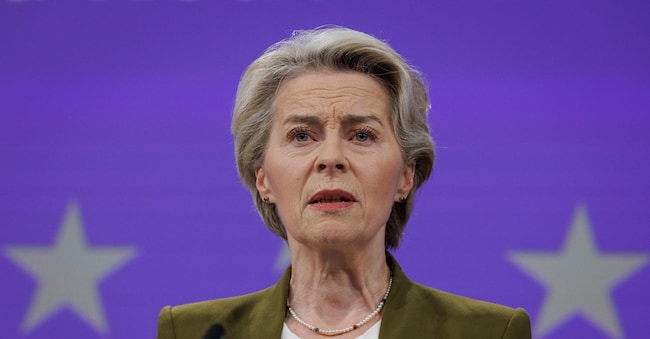 La presidente della Commissione eurpea Ursula von der Leyen