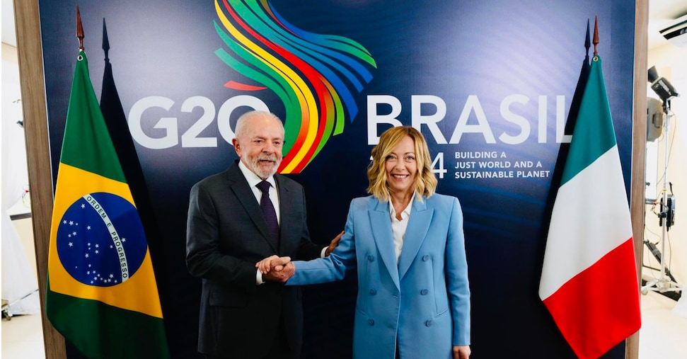 G20: Meloni vede Lula, comune volontà di rafforzare partenariato strategico