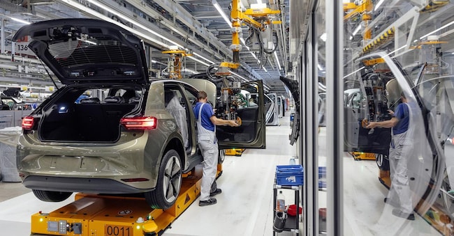 Produzione della VW ID 3 NUOVA presso la Volkswagen Sachsen a Zwickau. (Foto: Oliver Killig)