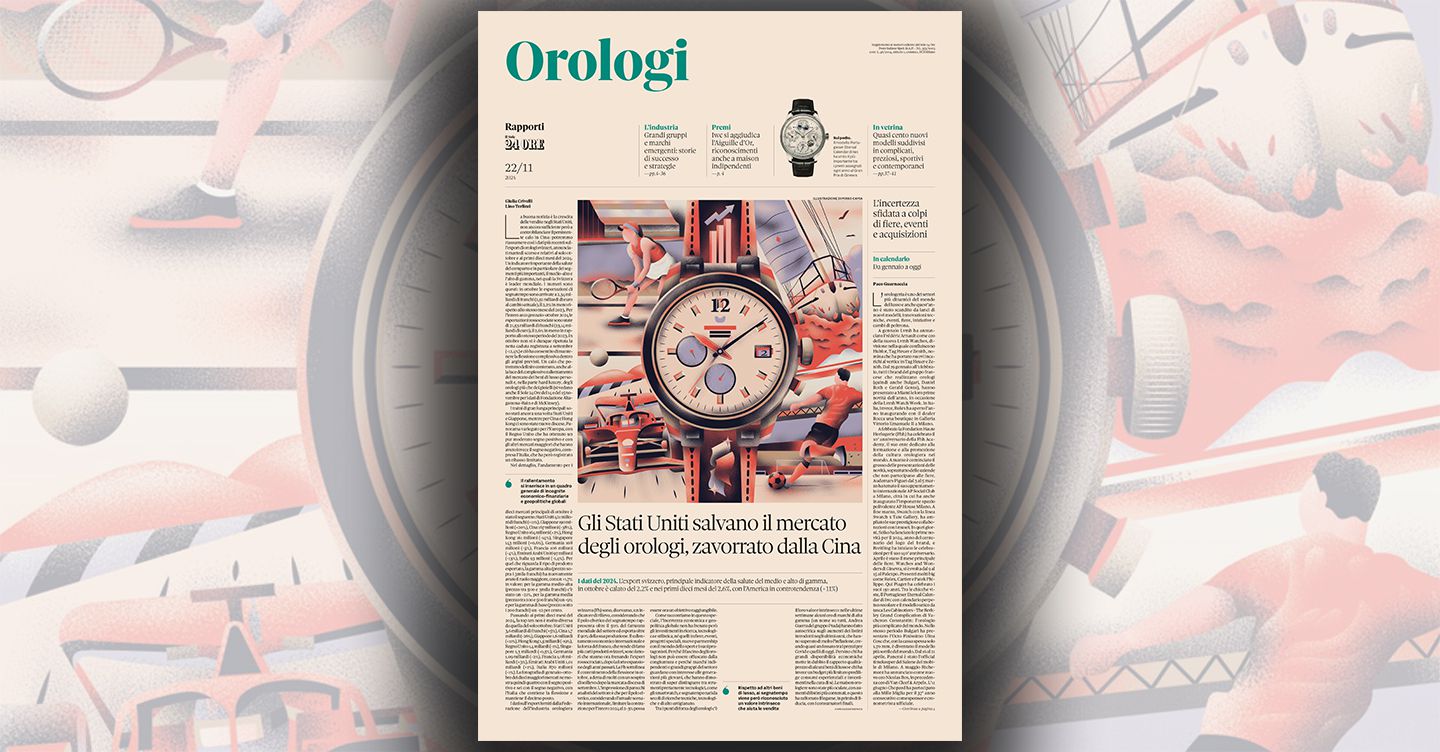 Orologi al test del mercato. Lo Speciale di 40 pagine in edicola venerdi 22 novembre Il Sole 24 ORE