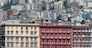 Uno scorcio dei palazzi che affacciano sul lungomare Caracciolo a Napoli , 04 maggio 2022.   ANSA / CIRO FUSCO