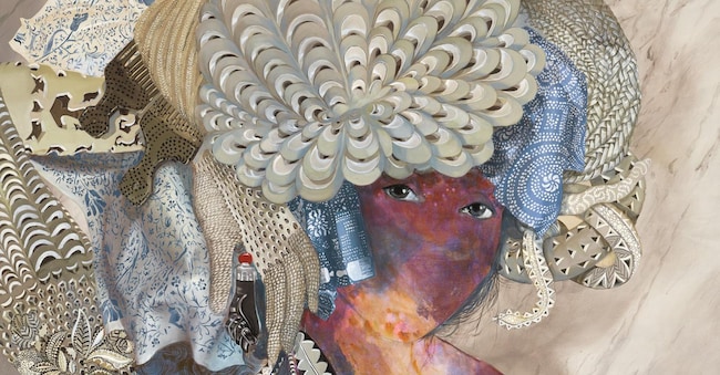 •Firelei Báez, Josephine Judas GOAT (it does not disturb me to accept that there are places where my identity is obscure to me, and the fact that it amazes you does not mean I relinquish it); Price Realized: $567,000 (CHRISTIE’S IMAGES LTD. 2024)