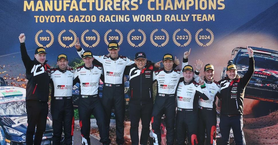 Toyota vince il titolo costruttori nel Mondiale Rally 2024