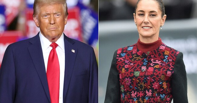  Donald Trump  e Claudia Sheinbaum 