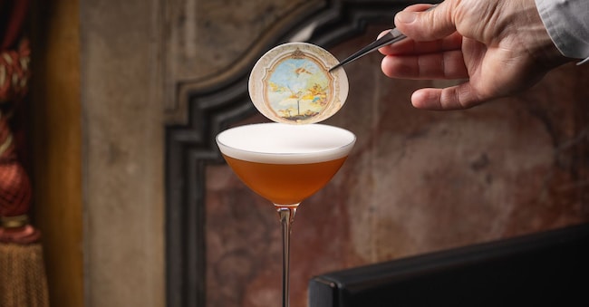 Armonia il drink ispirato al mondo dell’arte proposto dall’Aman di Venezia. 