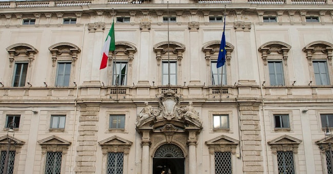  Palazzo della Consulta  (Photo by Lorenzo Di Cola/NurPhoto via AFP)