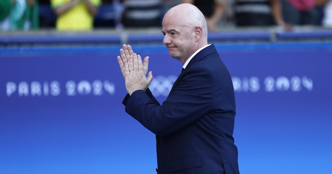 Gianni Infantino. (AP Photo/Aurelien Morissard)