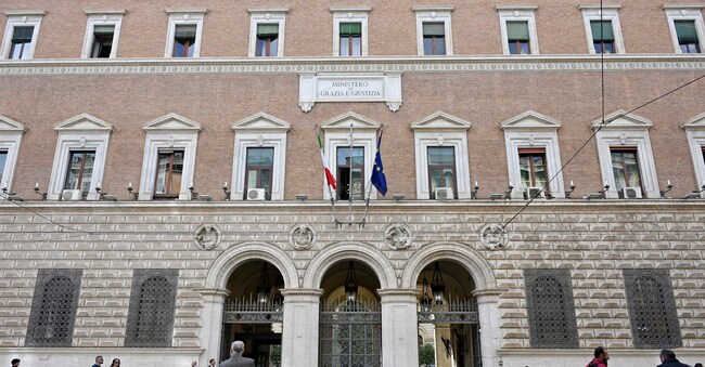 La sede del ministero della Giustizia in via Arenula