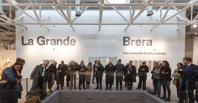 Nasce la Grande Brera a Milano  al Museo di Palazzo Citterio. (Stefano Porta / LaPresse)