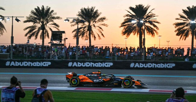 Lando Norris, team McLaren. (Andrej ISAKOVIC / AFP)