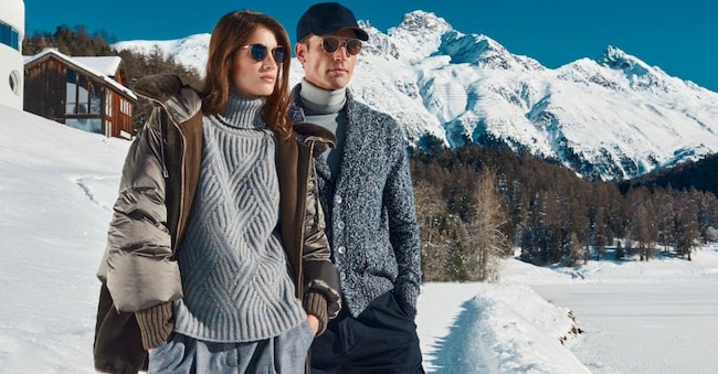 La capsule collection di Cruciani per l’apertura a St. Moritz