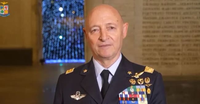 Il Capo di Stato maggiore dell’Aeronautica Militare, generale di squadra aerea Luca Goretti