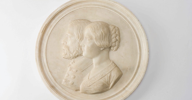  Giuseppe e Anita Garibaldi nell’opera di Achille Bianchi (seconda metà del XIX secolo, Fondazione Bettino Craxi )