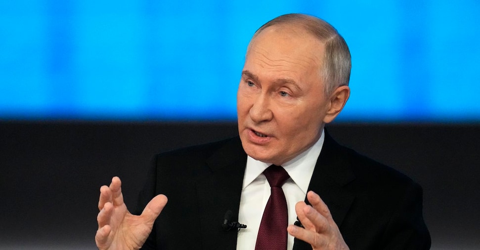 Putin: «Sono pronto a parlare con Trump. Russia vicina agli obiettivi in Ucraina» Putin: «Sono pronto a parlare con Trump. Russia vicina agli obiettivi in Ucraina»