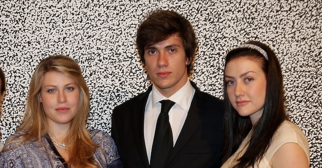  Barbara Berlusconi, Luigi Berlusconi and Eleonora Berlusconi.  (Venturelli/WireImage)