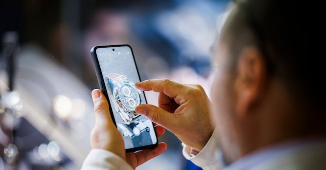 Watches and Wonders GENEVA, in Geneva, Switzerland, Sunday, April 14, 2024. The Master Event of the Watches and Wonders ecosystem brings together the leading names of the Watchmaking and luxury industry from April 9 to April 15, 2024 at Geneva Palexpo. (WWGF/KEYSTONE/Valentin Flauraud)