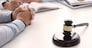 tribunal and justice concept, Consultation with insurance lawyer and customer