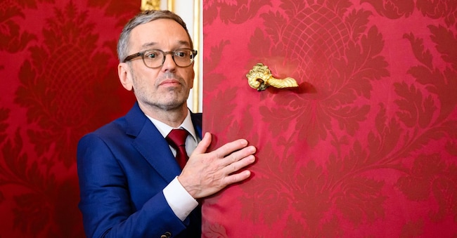 Herbert Kickl, leader del partito di estrema destra FPÖ