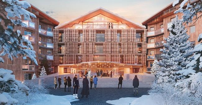La struttura di Courchevel 