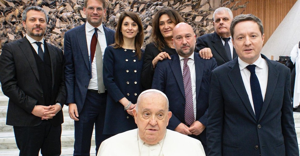 Andrea Ceccherini incontra Papa Francesco Andrea Ceccherini incontra Papa Francesco