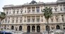 Esterno del Palazzo di Giustizia, sede della Corte suprema di cassazione, durante la cerimonia per l'apertura dell'anno giudiziario 2021, Roma 29 gennaio 2021. ANSA/ALESSANDRO DI MEO