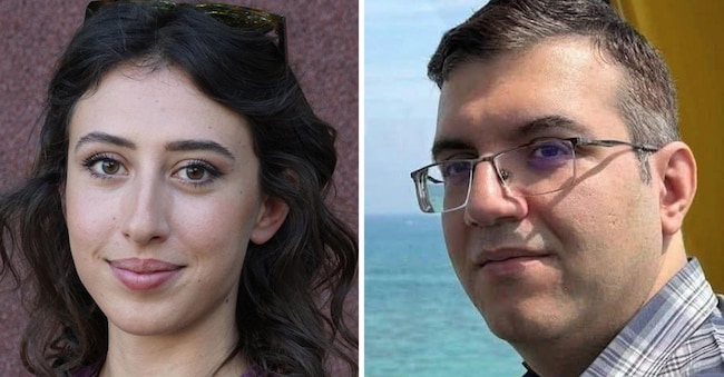 (COMBO) Cecilia Sala e Mohammad Abedini. ANSA