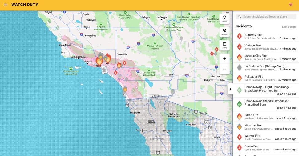 Watch Duty, come funziona l’app gratuita che monitora gli incendi
