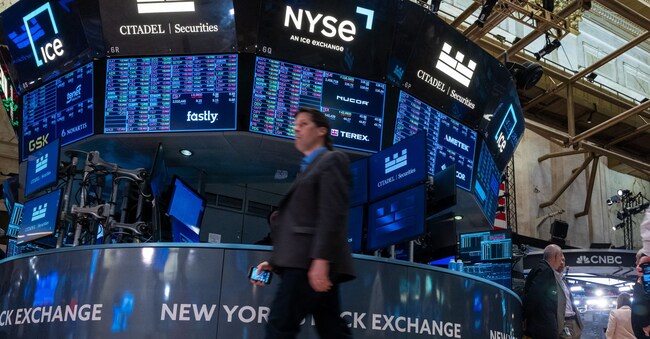 Il New York Stock Exchange (NYSE) (Spencer Platt/Getty Images via AFP)