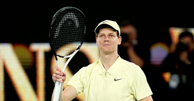Ancora una volta in finale agli Australian Open il numero 1 del Mondo Jannik Sinner