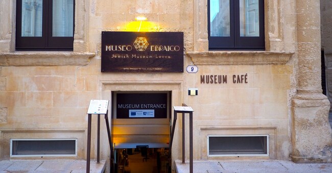 L’ingresso del Museo Ebraico in Lecce