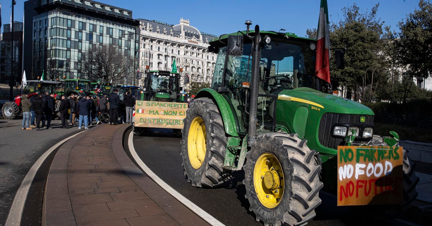 La protesta dei trattori torna nelle piazze italiane