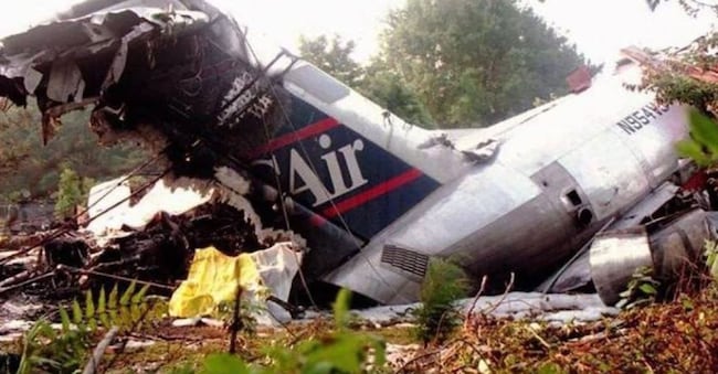 Il volo USAir precipitato nei pressi di Pittsburgh