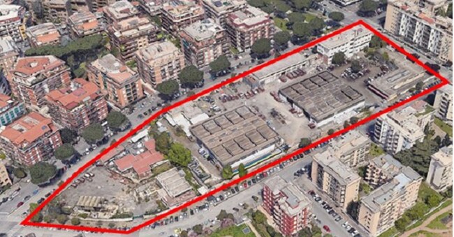 L’area oggetto dell’intervento