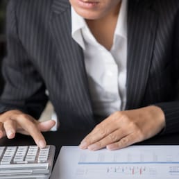 business man Auditor or internal revenue service staff checking annual financial statements company Audit  Accounting tax.