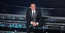 Carlo Conti during the second evening of 75th edition of the Sanremo Italian Song Festival at the Ariston Theatre in Sanremo, northern Italy - Wednesday February 12, 2025. Entertainment. (Photo by Marco Alpozzi/LaPresse)