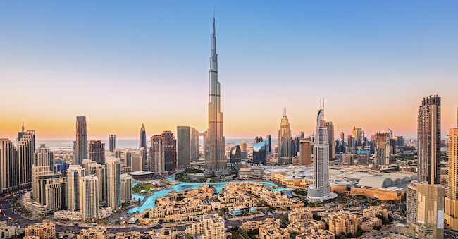 Veduta di Dubai