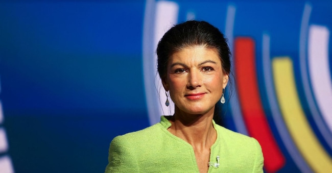 Sahra Wagenknecht  fondatrice per movimento BSW, esclusa per poche migliaia di voti dal Bundestag