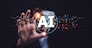 Ai technology, Artificial Intelligence. Hand holding Ai technology, Artificial Intelligence.