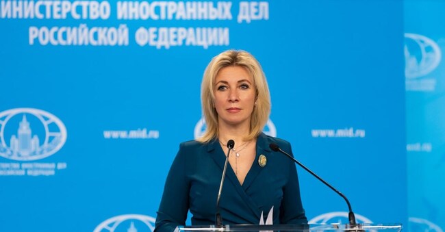 LA PORTAVOCE DEL MINISTERO DEGLI ESTERI RUSSO, MARIA ZAKHAROVA