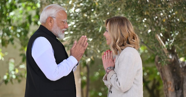  Giorgia Meloni e Narendra Modi