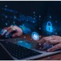 Cybersecurity, digital technology and artificial intelligence AI are concepts associated with data privacy, crime, and internet threats.