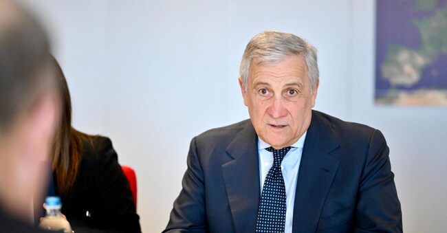 Il ministro degli Esteri Antonio Tajani. ANSA/ ALESSANDRO DI MEO