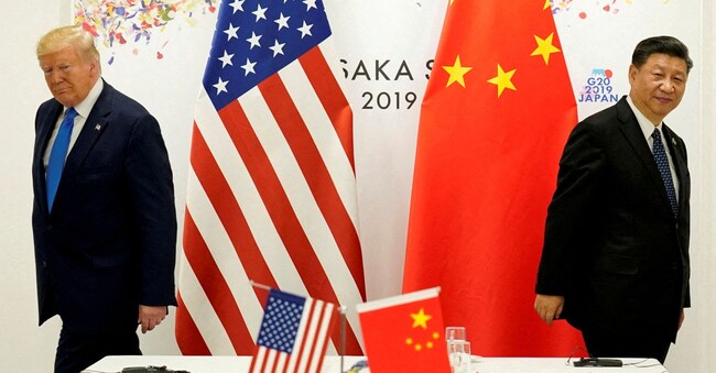U.S. President Donald Trump attends a bilateral meeting with China's President Xi Jinping during the G20 leaders summit in Osaka, Japan, June 29, 2019. REUTERS/Kevin Lamarque